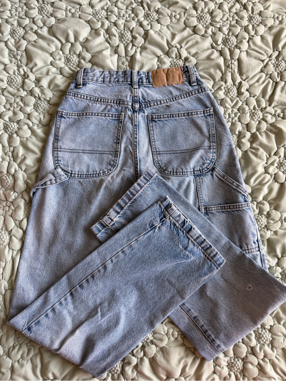 Cotton On Light Blue Women’s Jeans - Classic Carpenter Style